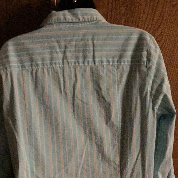 Lined two colors button down shirt very classy - Picture 3 of 3